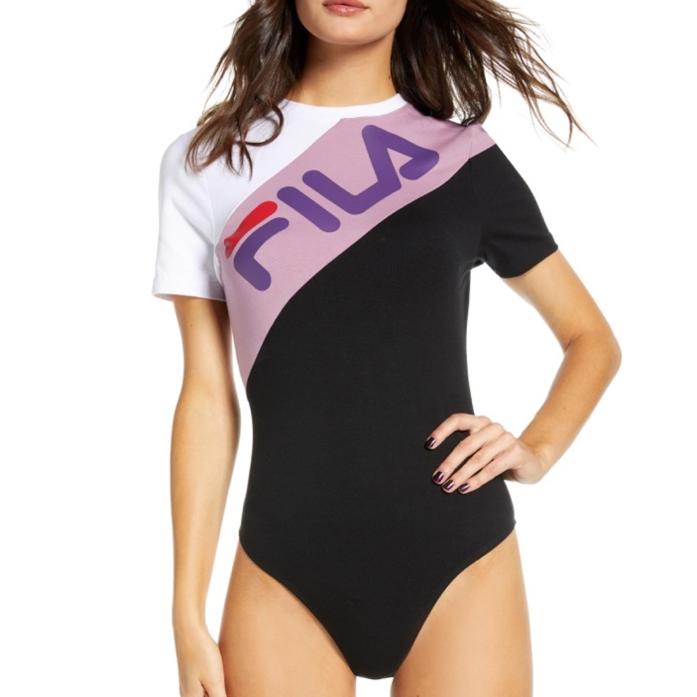 Fila Claudine Bodysuit In Black